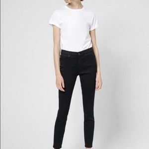 Lucky Brand Charlie Super Skinny Waxed Denim Jeans